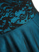 1950s Off Shoulder Lace Swing Dress, classic 1950s style elegant retro fashion - Image 8