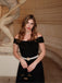 She slips into this 1950s Off Shoulder Swing Dress and suddenly it's a 1950s daydream