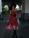 1950s Off-shoulder Snowflake Dress - vintage dress, retro fashion, rockabilly