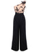 1950s One-shoulder Lace Butterfly Jumpsuit — vintage elegance for the modern woman