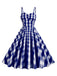 1950s Plaid Strap Cotton Swing Dress — vintage elegance for the modern woman