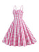 1950s Plaid Strap Cotton Swing Dress: timeless style reimagined