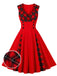 & 1950s Plaid V-Neck Dress — vintage elegance for the modern woman