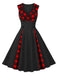 & 1950s Plaid V-Neck Dress: timeless style reimagined