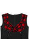 & 1950s Plaid V-Neck Dress: timeless style reimagined