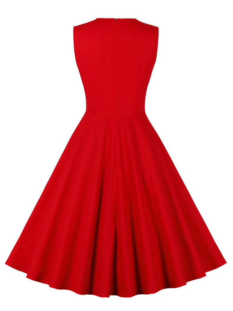 & 1950s Plaid V-Neck Dress — vintage elegance for the modern woman