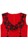 & 1950s Plaid V-Neck Dress: timeless style reimagined