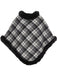 1950s Plaid Velvet Rex Rabbit Fur Shawl, vintage fashion, retro style - perfect for women who love vintage and retro fashion