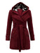 1950s Plaids Hooded Belted Coat - vintage fashion, retro style