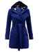 1950s Plaids Hooded Belted Coat - vintage fashion, retro style