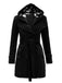 1950s Plaids Hooded Belted Coat - vintage fashion, retro style