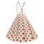 1950s Polka Dot Belt Suspender Swing Skirt — because 1950s glamour deserves an encore