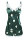 1950s Polka Dot Lace Camisole Sleepwear, vintage fashion, retro style - perfect for women who love vintage and retro fashion