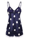 This 1950s Polka Dot Lace Camisole Sleepwear brings 1950s soul to her everyday