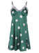1950s Polka Dot Lace Spaghetti Straps Sleepwear, vintage fashion, retro style - perfect for women who love vintage and retro fashion