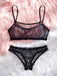 1950s Polka Dot Sheer Lace Trim Lingerie Set - vintage fashion, retro style