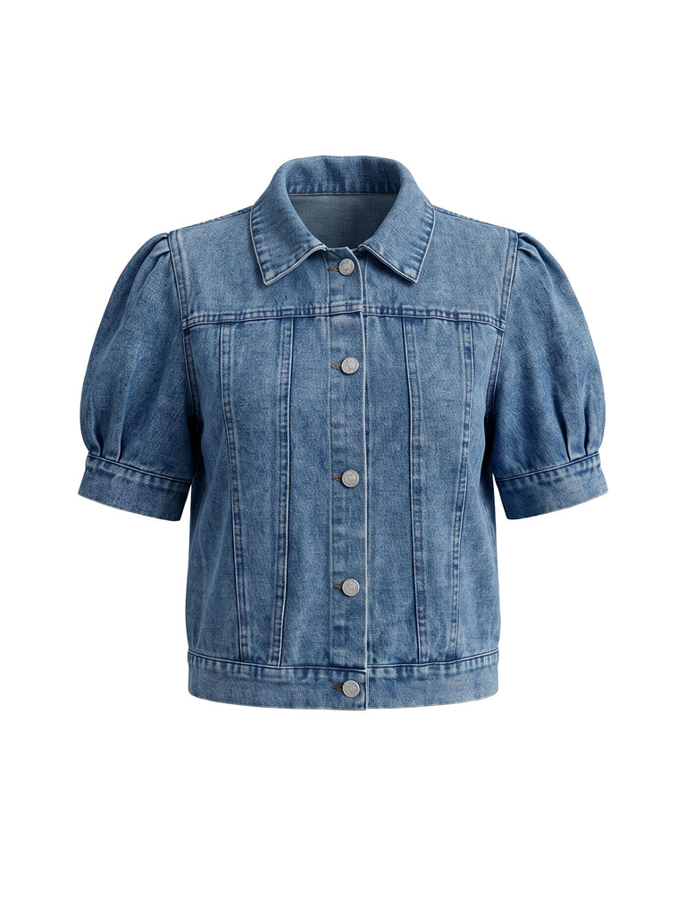 1950s Denim Vintage Classic Top 6