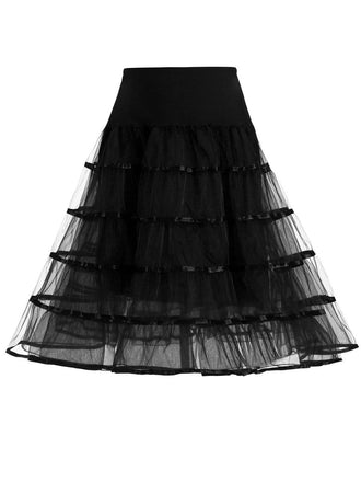 1950s Ruffled Petticoat Underskirt - vintage skirt, retro style