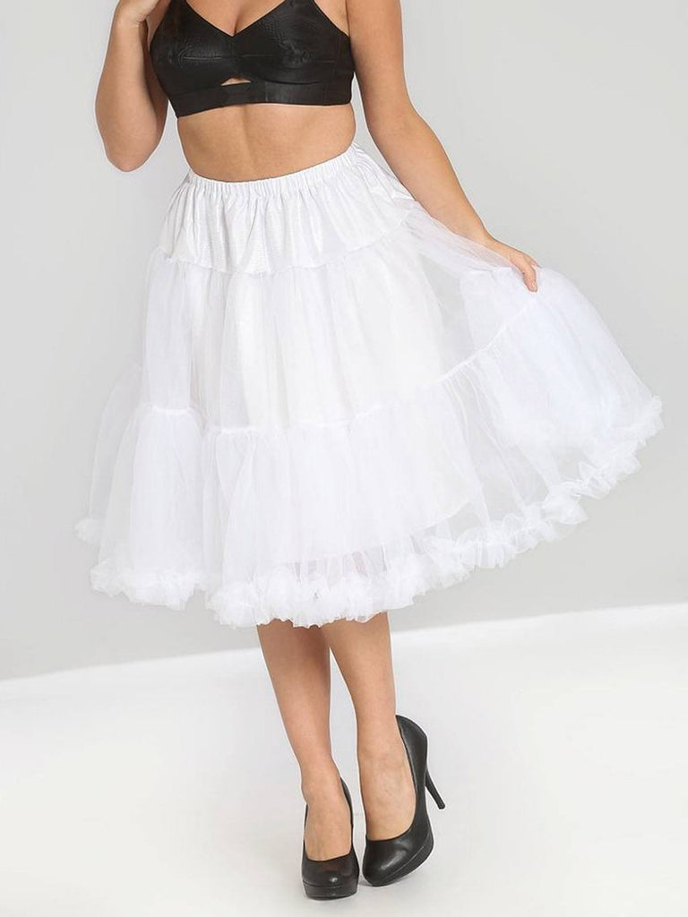 1950s Ruffled Petticoat Underskirt, classic vintage style elegant retro fashion