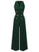 1950s Sleeveless Buttoned Solid Jumpsuit | 1950s | vintage romper, retro jumpsuit