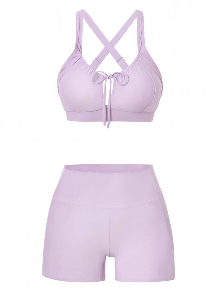 1940s Two Piece Tankini Set