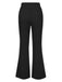 1950s Solid Center Seam Buttoned Flared Pants, vintage fashion, retro style - perfect for women who love vintage and retro fashion