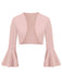 1950s Solid Christmas Trumpet Sleeved Jacket — vintage elegance for the modern woman