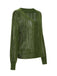 1950s Solid Crochet Hollow Knitted Cardigan: timeless 1950s elegance she makes her own