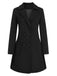 1950s Solid Double Breasted Lapel Skater Coat, vintage coat, retro outerwear - perfect for women who love vintage and retro fashion