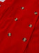 1950s Solid Double-Breasted Lapel Trench Coat - vintage fashion, retro style