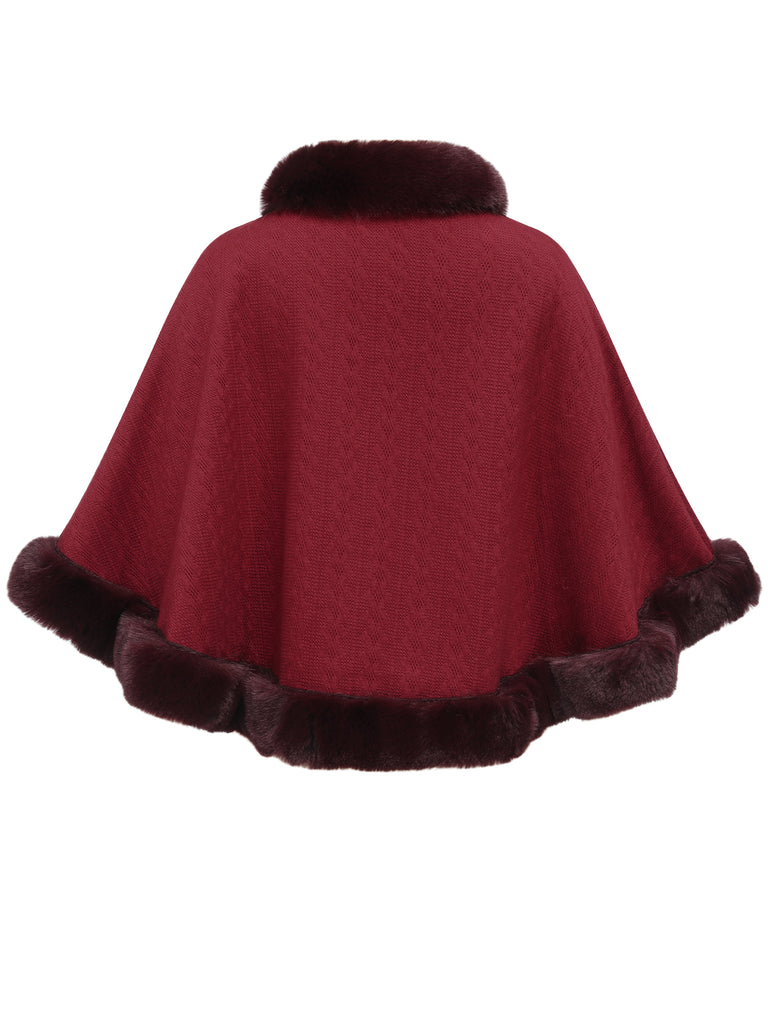 1950s Solid Fur Collar Cloak | 1950s | vintage fashion, retro style
