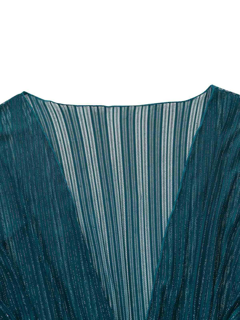 1950s-Solid-Halter-Bikini-Set-Shimmer-Cover-Up, vintage, retro, swimwear