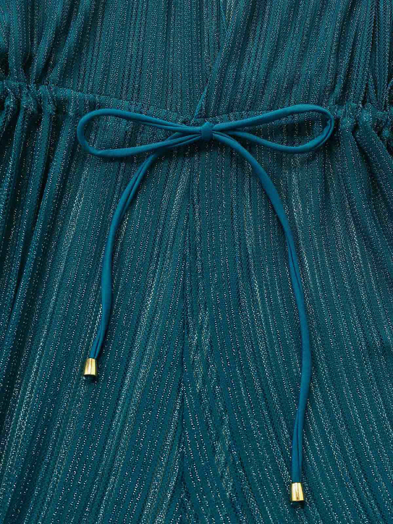 1950s-Solid-Halter-Bikini-Set-Shimmer-Cover-Up, vintage, retro, swimwear