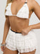 1950s Solid Lace Mini Shorts - vintage fashion, retro style