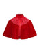 1950s Solid Lace Velvet Patchwork Cape - vintage fashion, retro style