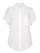 1950s Solid Lapel Button-Down Blouse, vintage top, retro blouse - perfect for women who love vintage and retro fashion