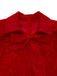 1950s Solid Lapel Floral Lace Tie Neck Jumpsuit - vintage jumpsuit, retro fashion