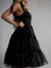 1950s Solid Multi-Layered Ruffle Tulle Dress - vintage dress, retro fashion, rockabilly
