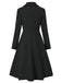 1950s Solid Notched Collar Dress Coat - vintage dress, retro fashion, rockabilly