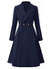 1950s Solid Notched Collar Dress Coat - vintage dress, retro fashion, rockabilly