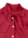 1950s Solid Ruffle Sleeve Bow Neck Dress: timeless style reimagined
