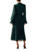 1950s Solid Ruffled Hem Pleated Dress - vintage dress, retro fashion, rockabilly