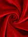 She slips into this 1950s Solid Square Neck Velvet Dress and suddenly it's a 1950s daydream