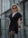1950s Solid V-Neck Cotton Flounce Sleeve Romper - vintage jumpsuit, retro fashion
