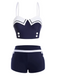 1950s Spaghetti Buttons Swimsuit: timeless style reimagined