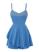 1950s Spaghetti Strap One Piece Romper 6