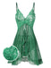 1950s Spaghetti Straps Lace Sheer Nightdress — the kind of 1950s dress that makes strangers smile