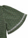 1950s Square Neck A-Line Short Sleeve Dress 5
