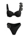 1950s Square Neck Vintage Bikini, vintage swimsuit, pin-up swimwear - perfect for women who love vintage and retro fashion