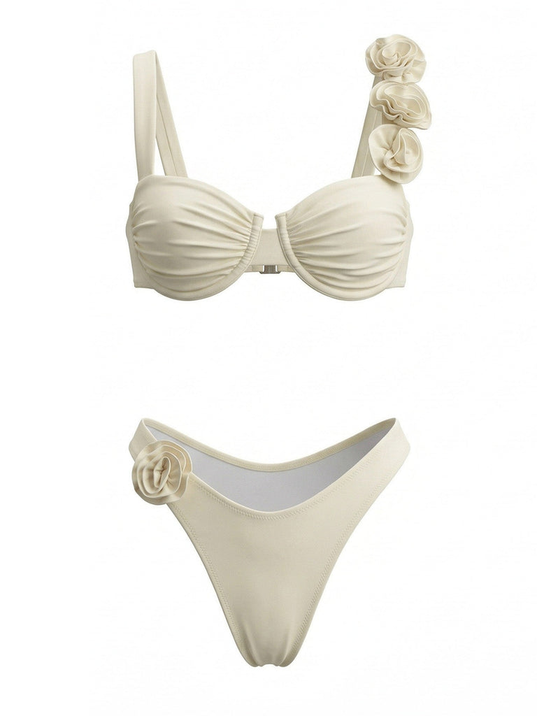 1950s Square Neck Vintage Bikini, vintage swimsuit, pin-up swimwear - perfect for women who love vintage and retro fashion